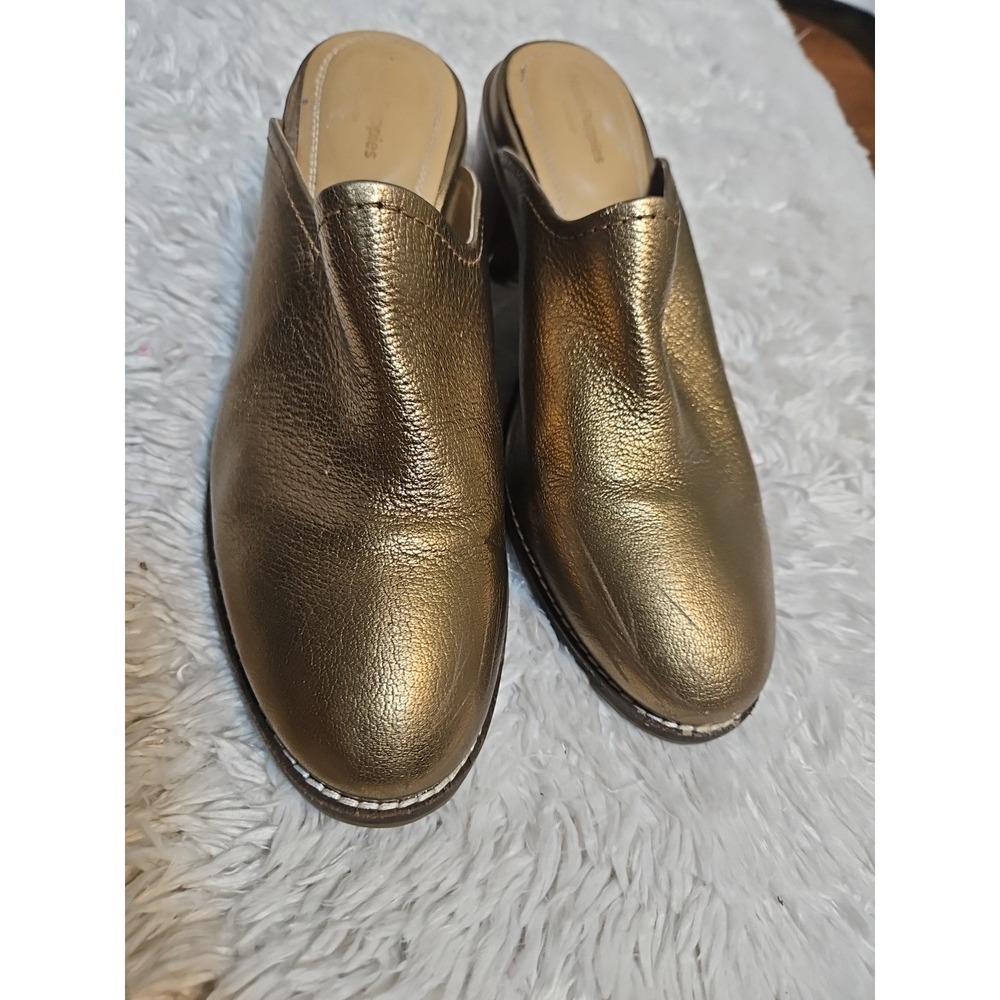 Hush Puppies Women's Size 8.5 M  Moyen Mules, GOLD‎ - Picture 2 of 14